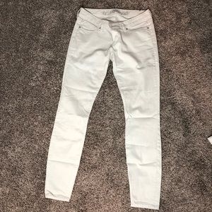 Express white jeggings